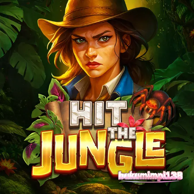 Tampilan antarmuka seluler Hit the Jungle dengan grid yang cerah dan kontrol yang mudah dijangkau.