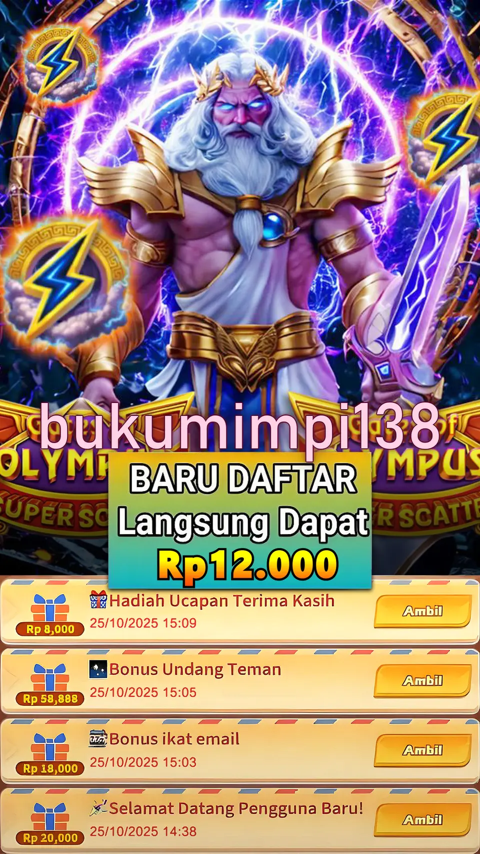 bukumimpi138 Masuk